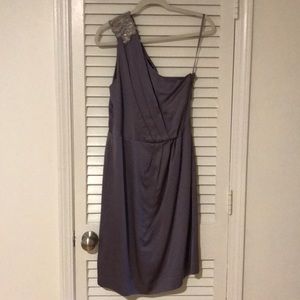 Banana Republic one shoulder cocktail dress